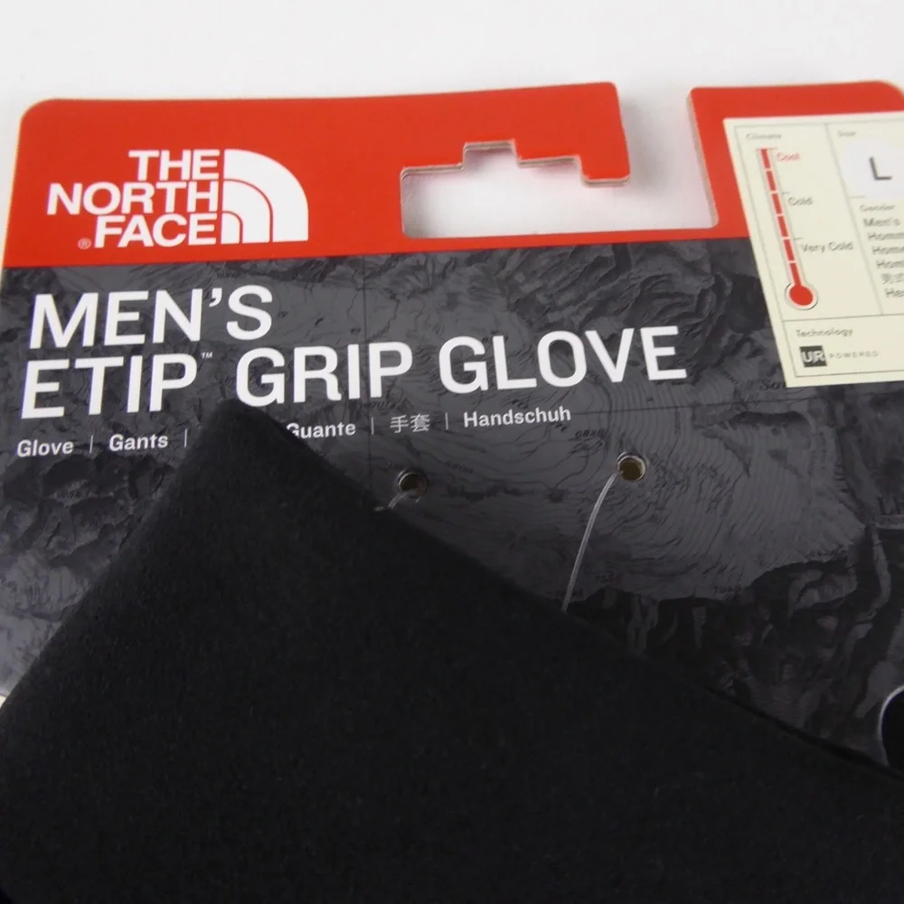 TNF The North Face Etip Grip U/R Tech Gloves NWT Abrasion Resistant - Picture 2 of 8